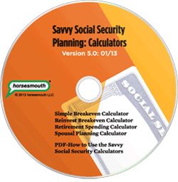 Savvy Social Security for Boomers Calculators